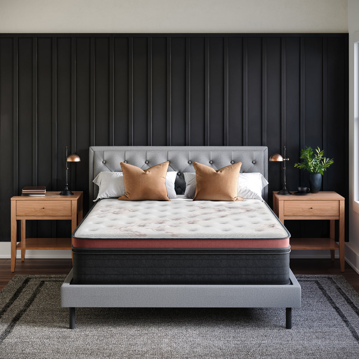 We brought our comfort obsession to the bedroom.
