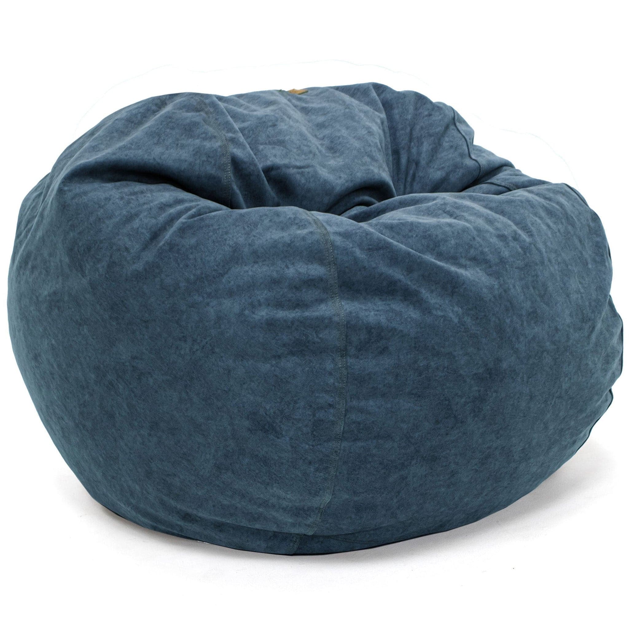 King Bean Bag Chair Sueded Denim CordaRoy s Convertible Bean Bags