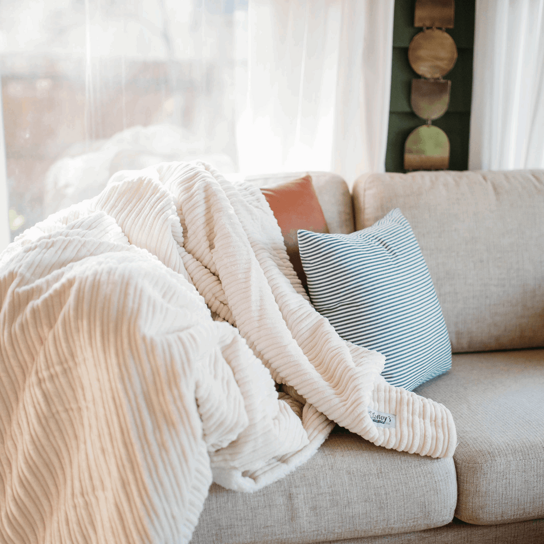 XL Terry Corduroy Throw Blanket