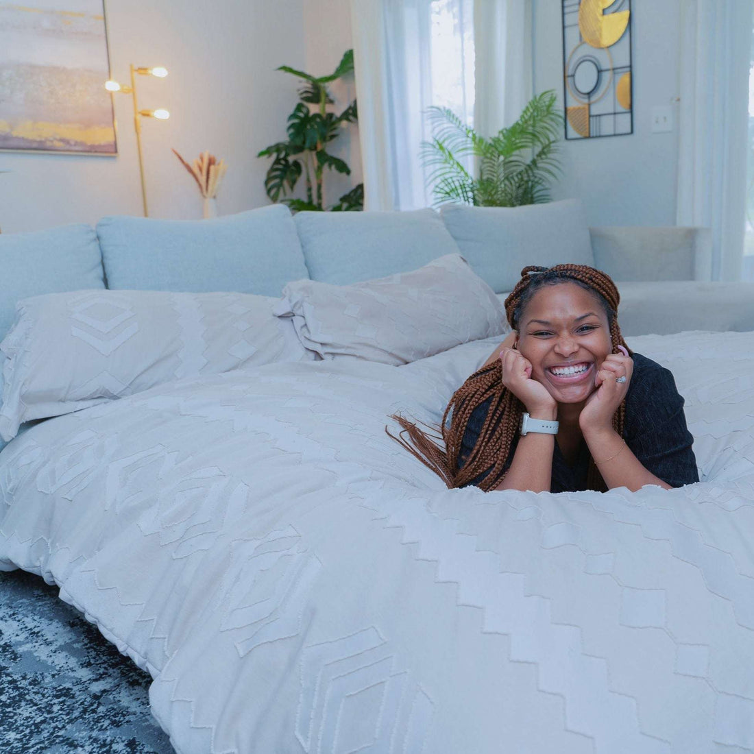 Adult Bean Bag Chair - Queen - NEST Terry Corduroy