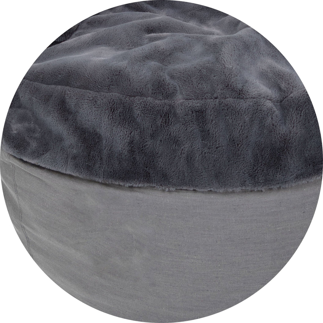 Footstool/Pouf Cover - NEST Bunny Fur