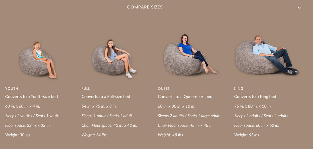 Bean Bag Size Guide: How to Choose the Right Size for Your Space