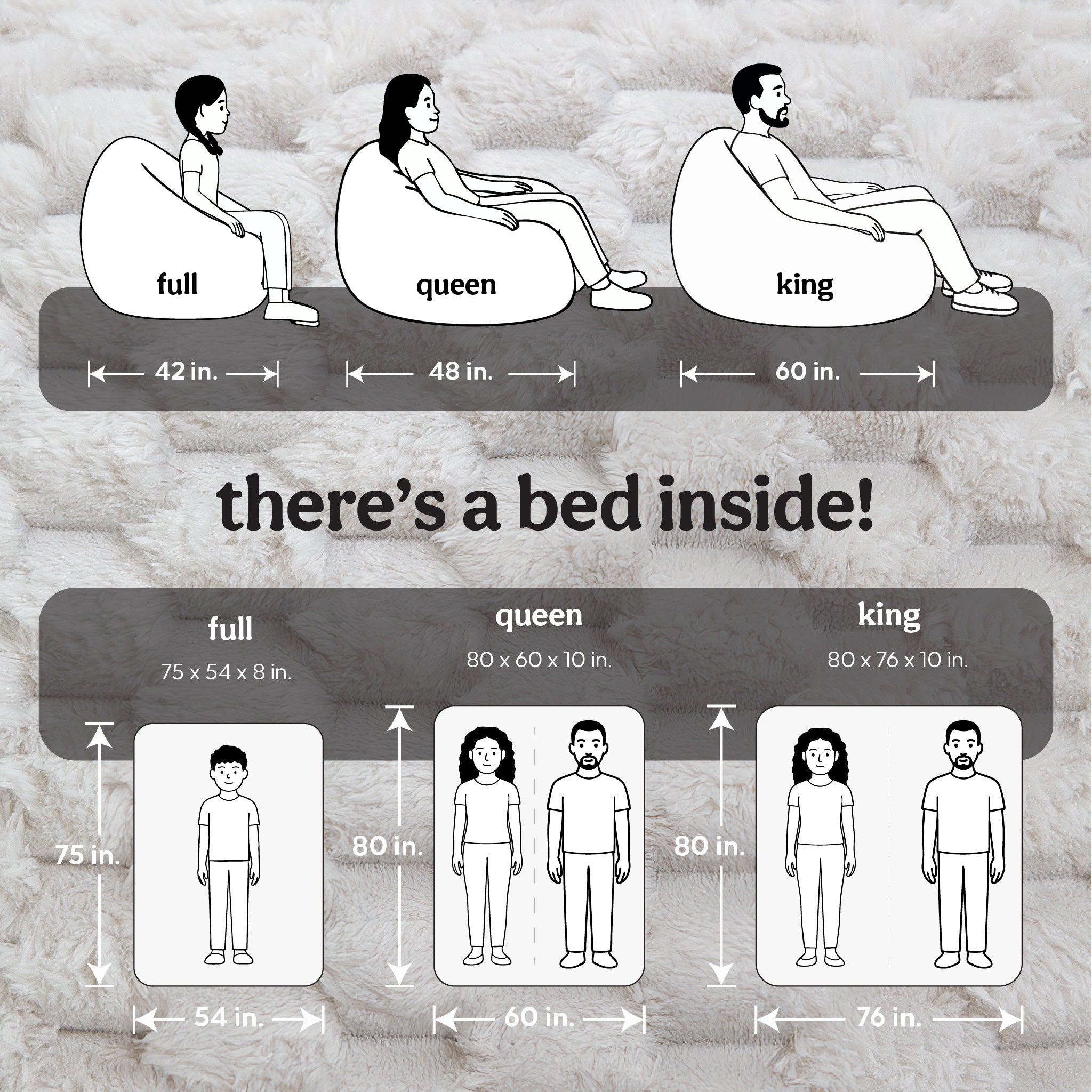 Bean Bag - King - Cloud