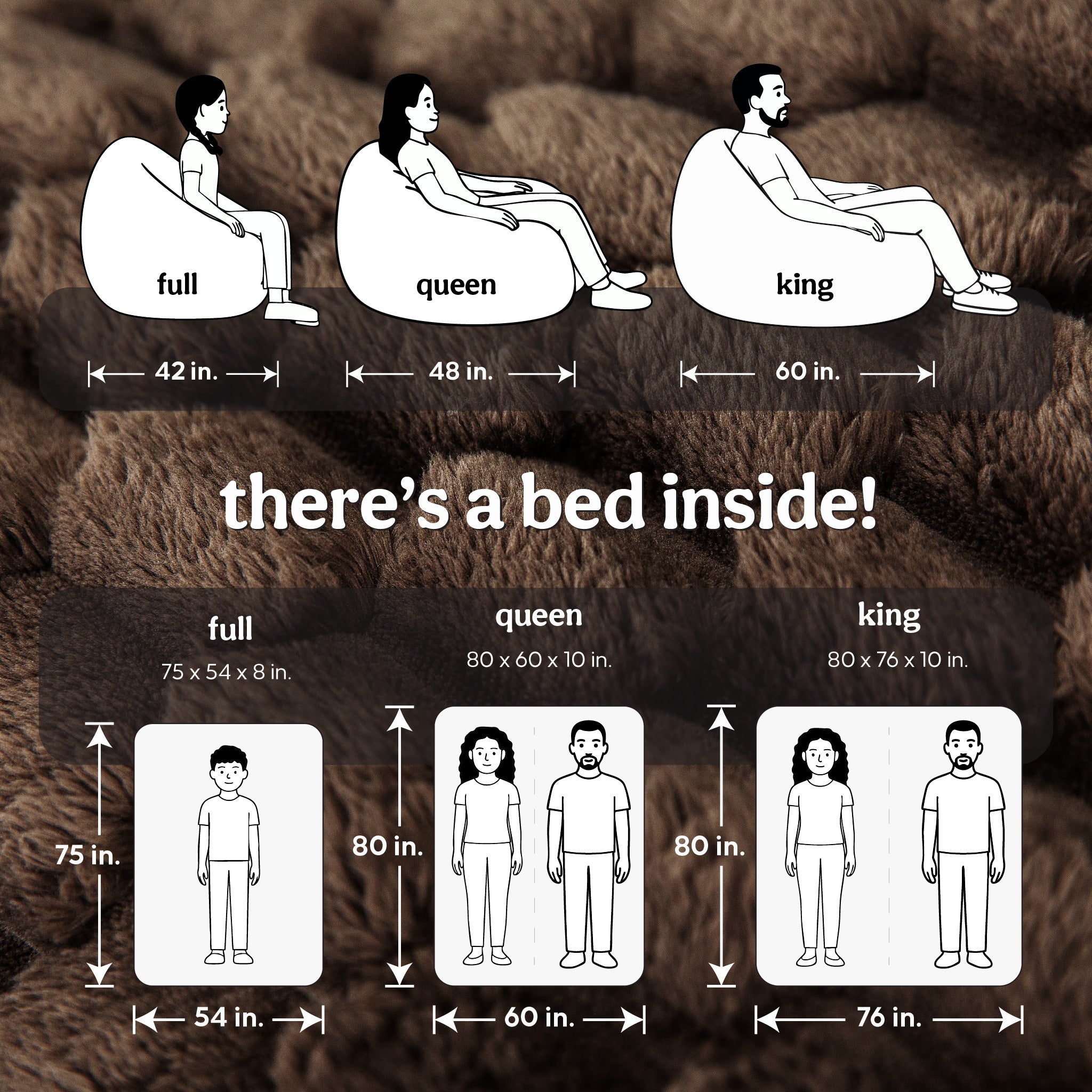 Adult Bean Bag Chair - Full - NEST Cloud