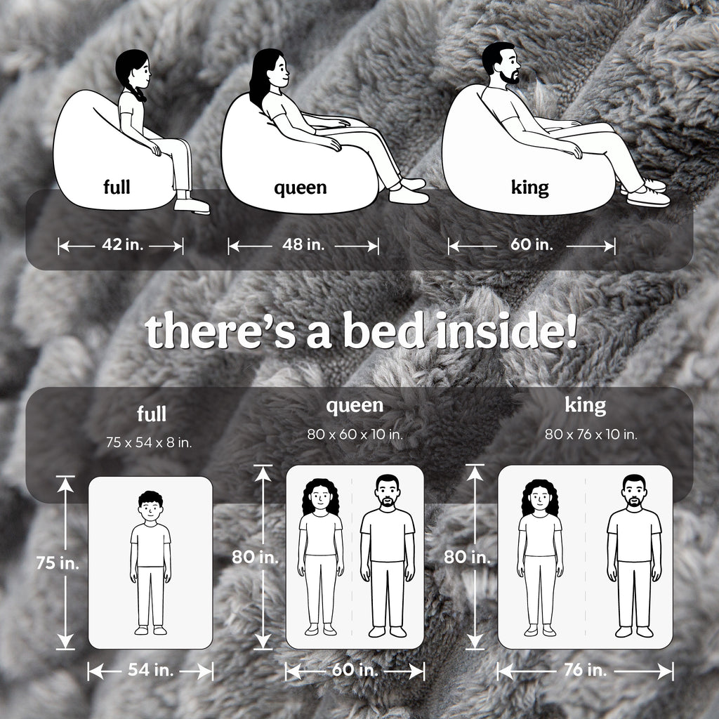 Adult Bean Bag Chair - King - NEST Cloud