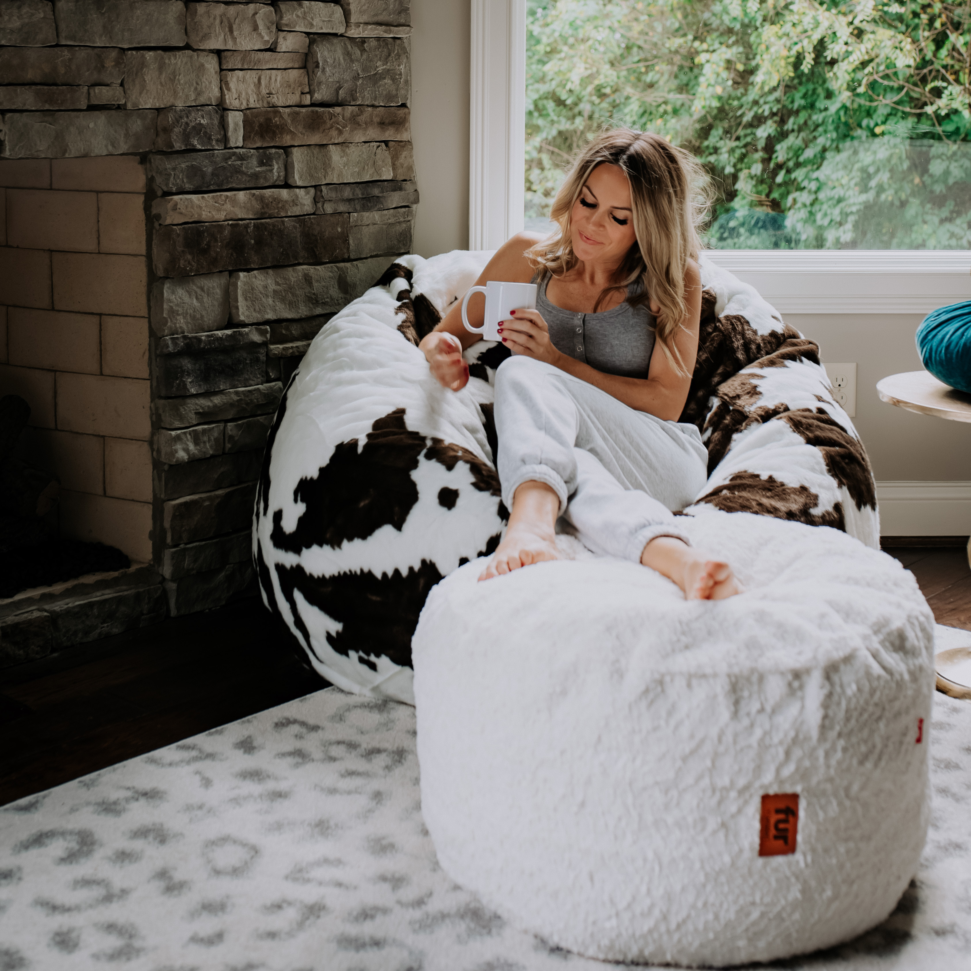 Bean Bag - King - Faux Fur