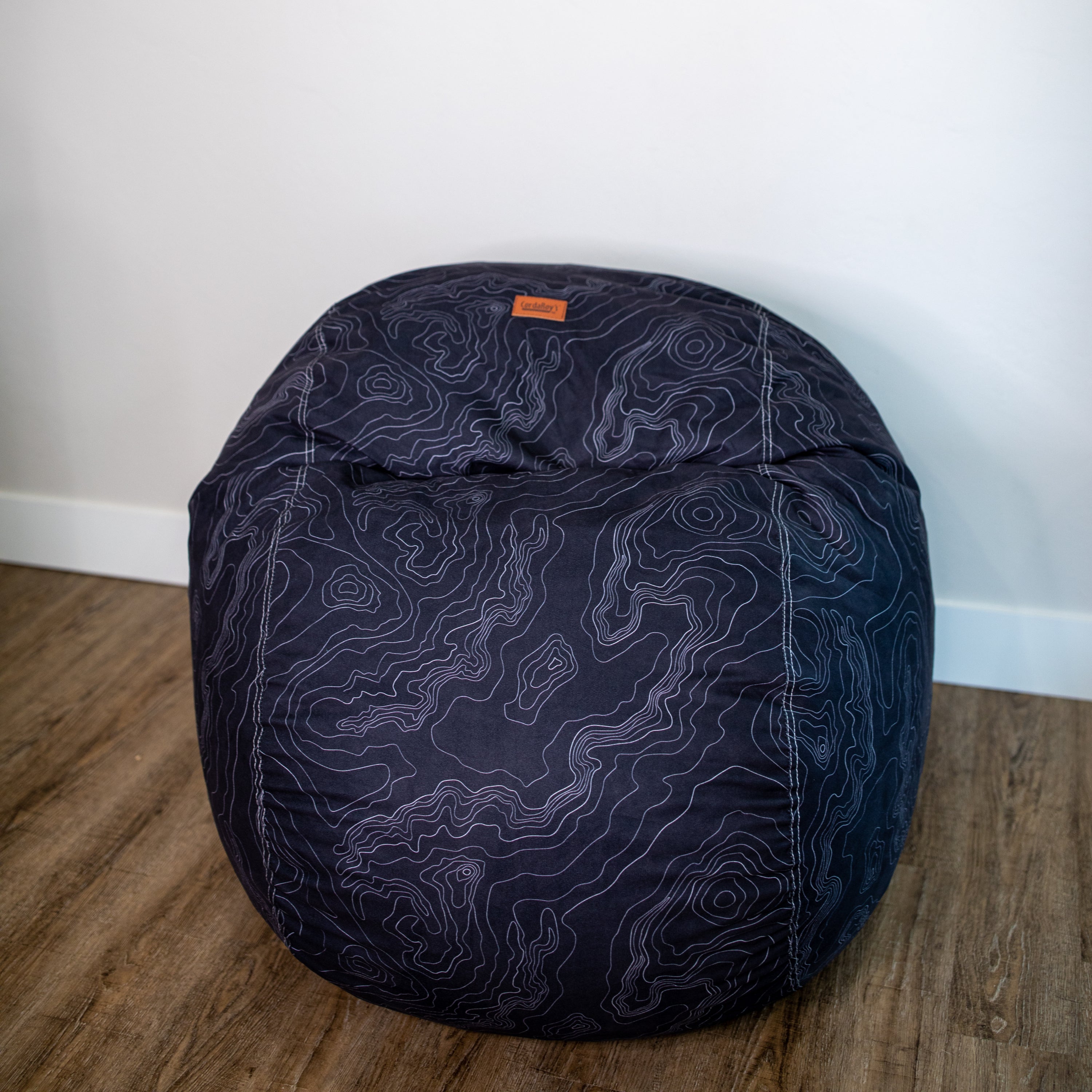 Bean Bag - King - Black Topo