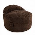 Full NEST Terry Corduroy bean bag chair in Espresso