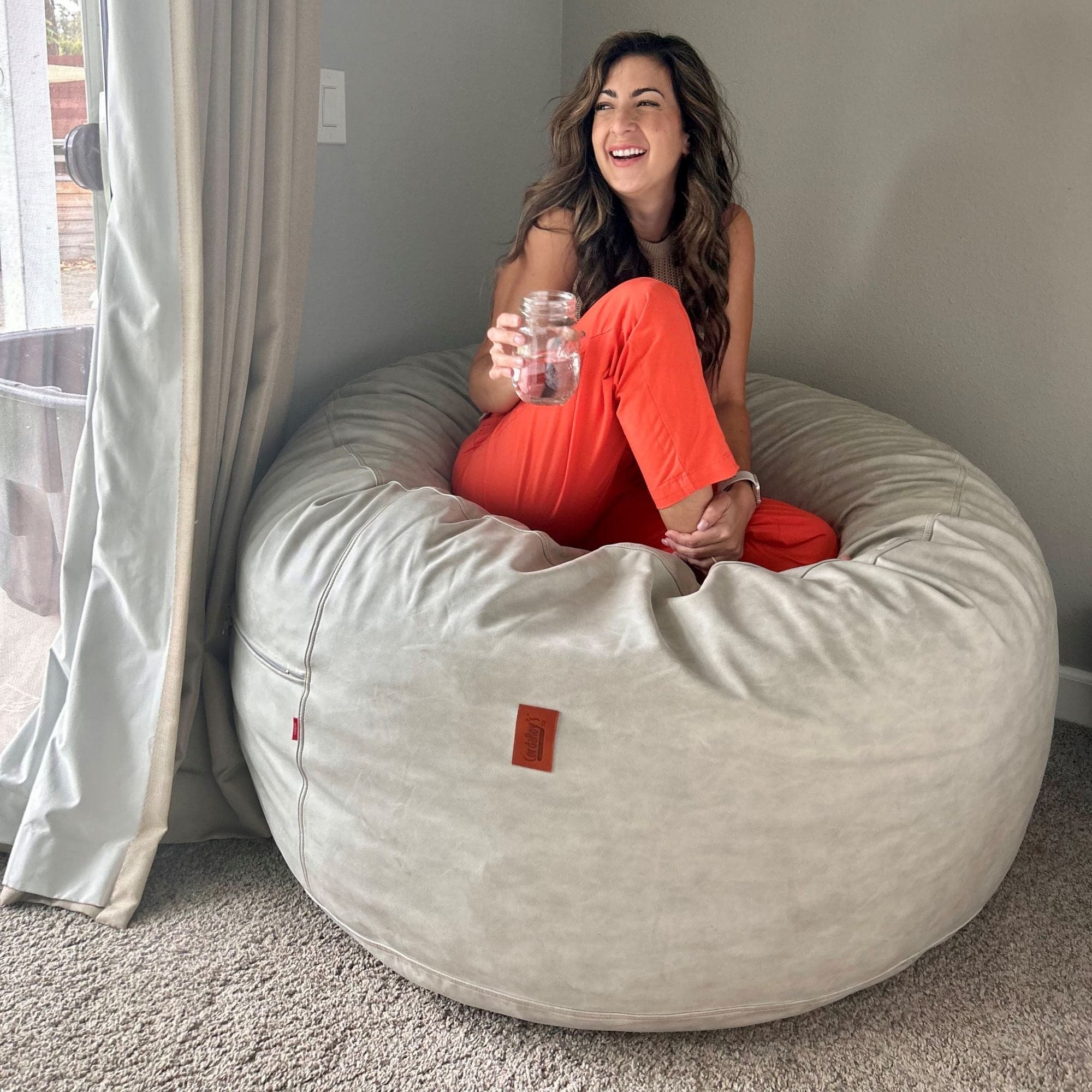 Bean Bag - King - Full Grain Faux Leather