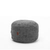 Pouf / Sueded Denim / Gray