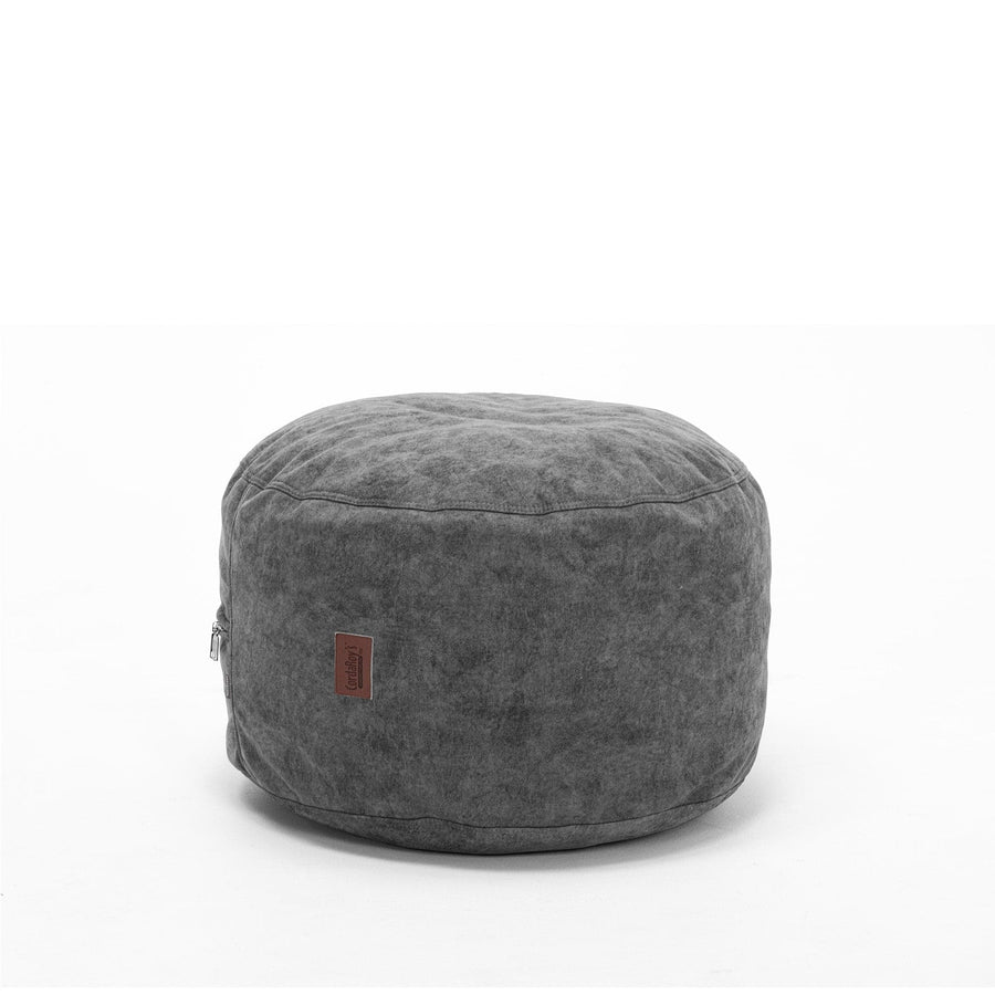 Pouf / Footstool - Faux Leather  CordaRoy's Convertible Bean Bags