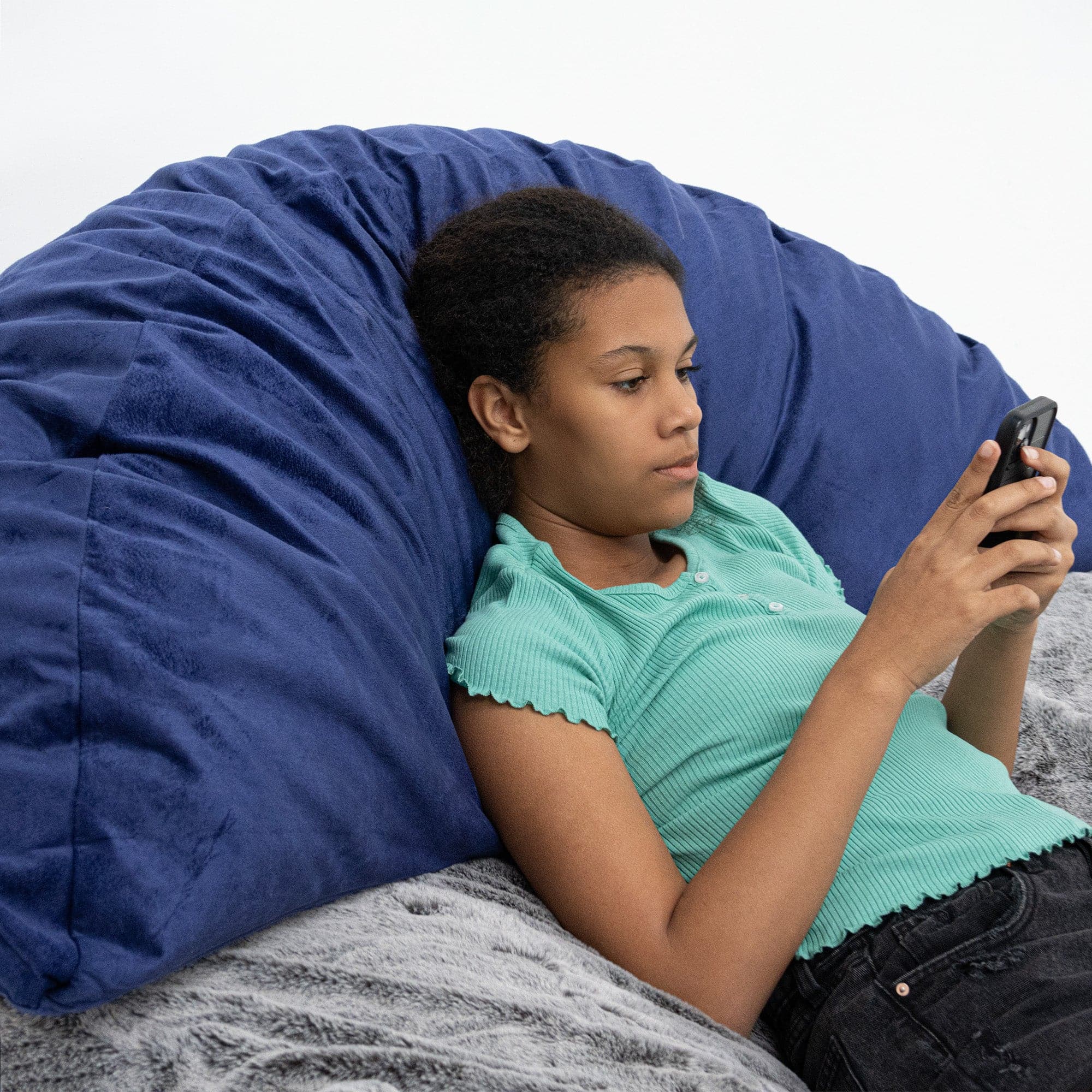 Moon Pillow - Plush Fur