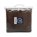 24 Inch Dog Bed Cover - Plush Fur - Brown