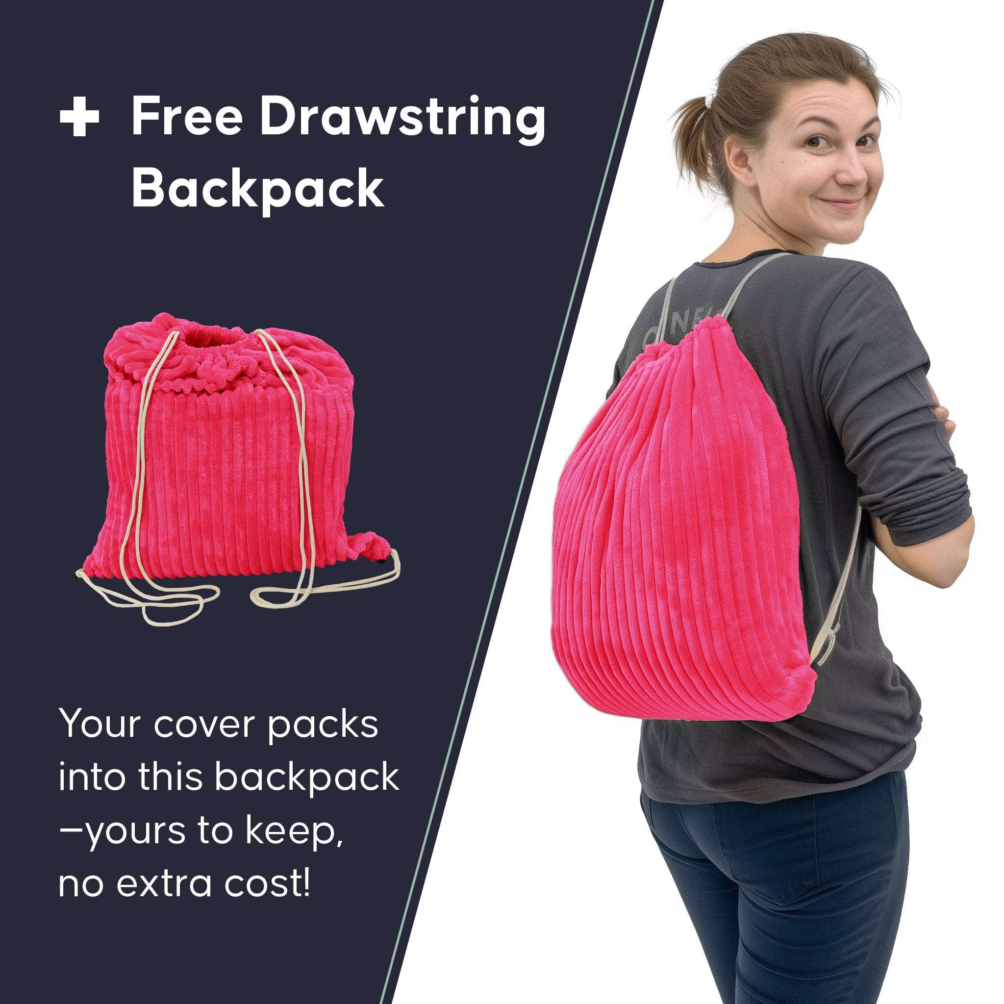 Bean Bag - King - Plush Corduroy