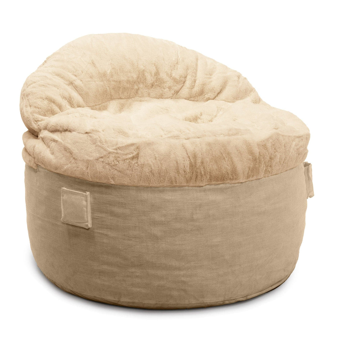 Adult Bean Bag Chair - Queen - NEST Bunny Fur