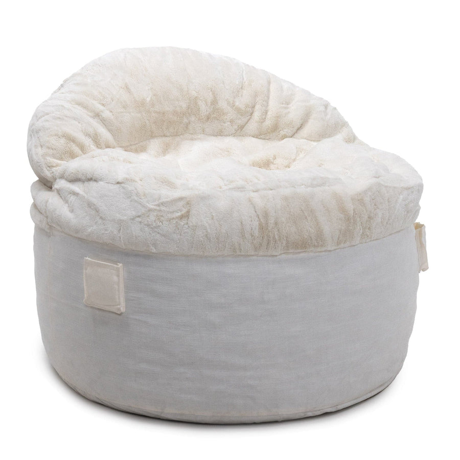Adult Bean Bag Chair - Queen - NEST Bunny Fur