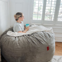 Convertible Bean Bag Chair // Cowhide // Black (Full) - CordaRoy's - Touch  of Modern