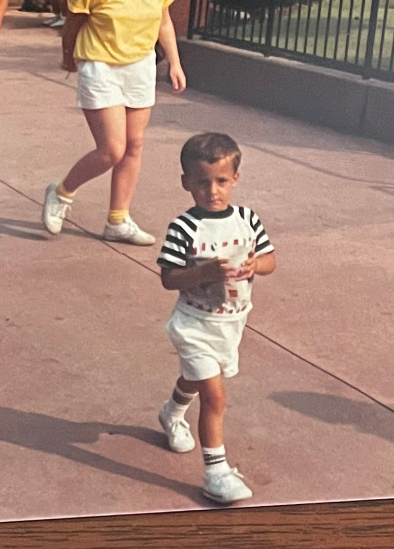 Steve childhood photo