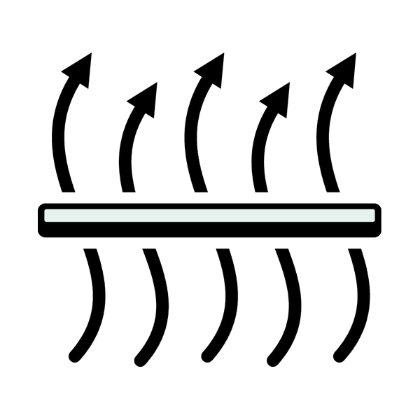 Air Flow Gel memory foam icon