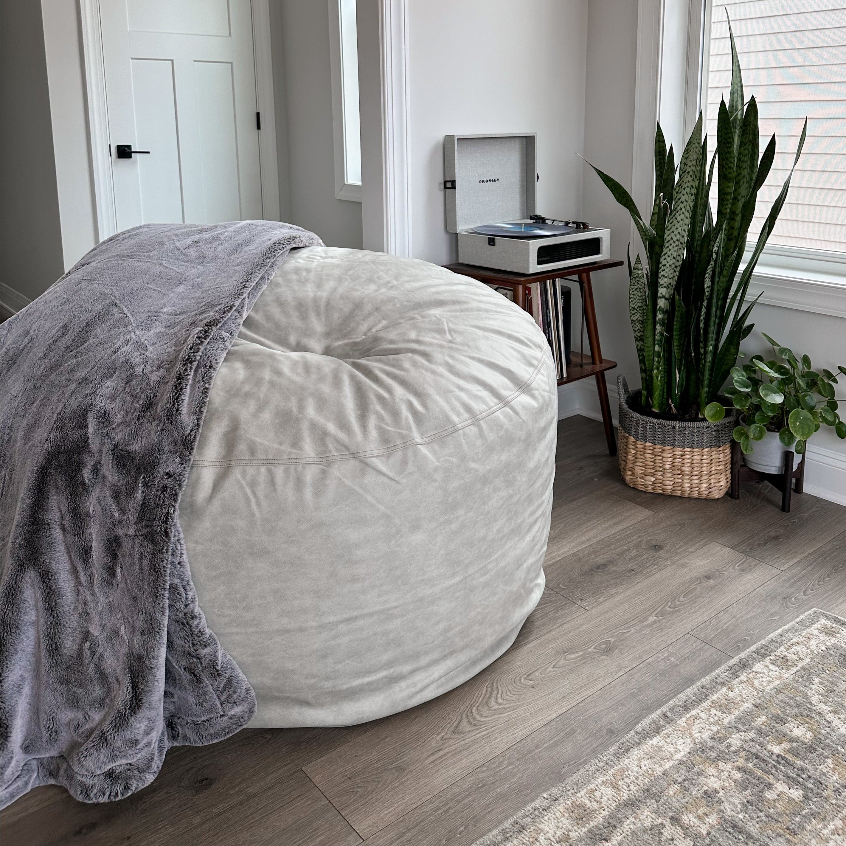 Bean Bag - Full - Full Grain Faux Leather