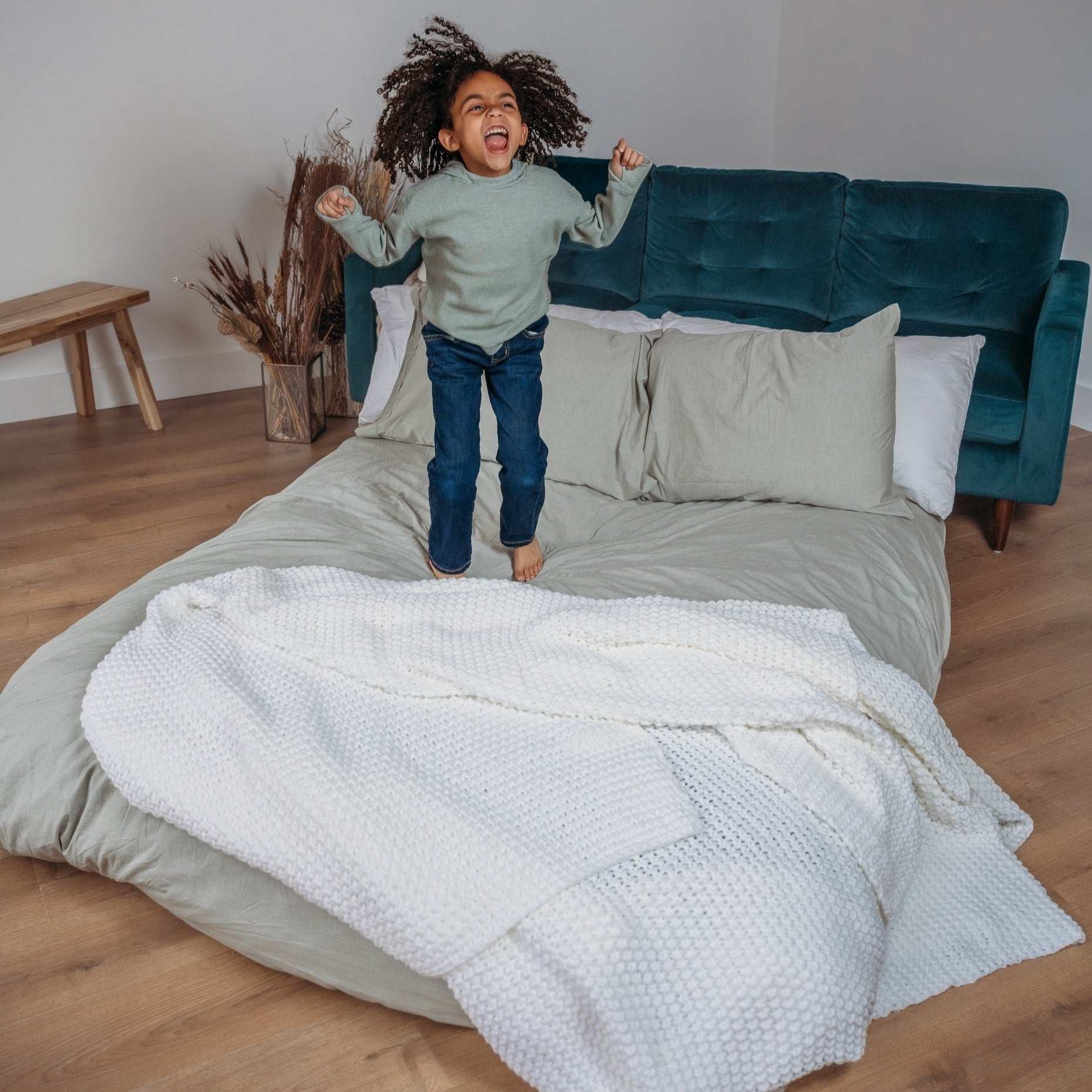 Adult Bean Bag Chair  - Full - NEST Faux Fur