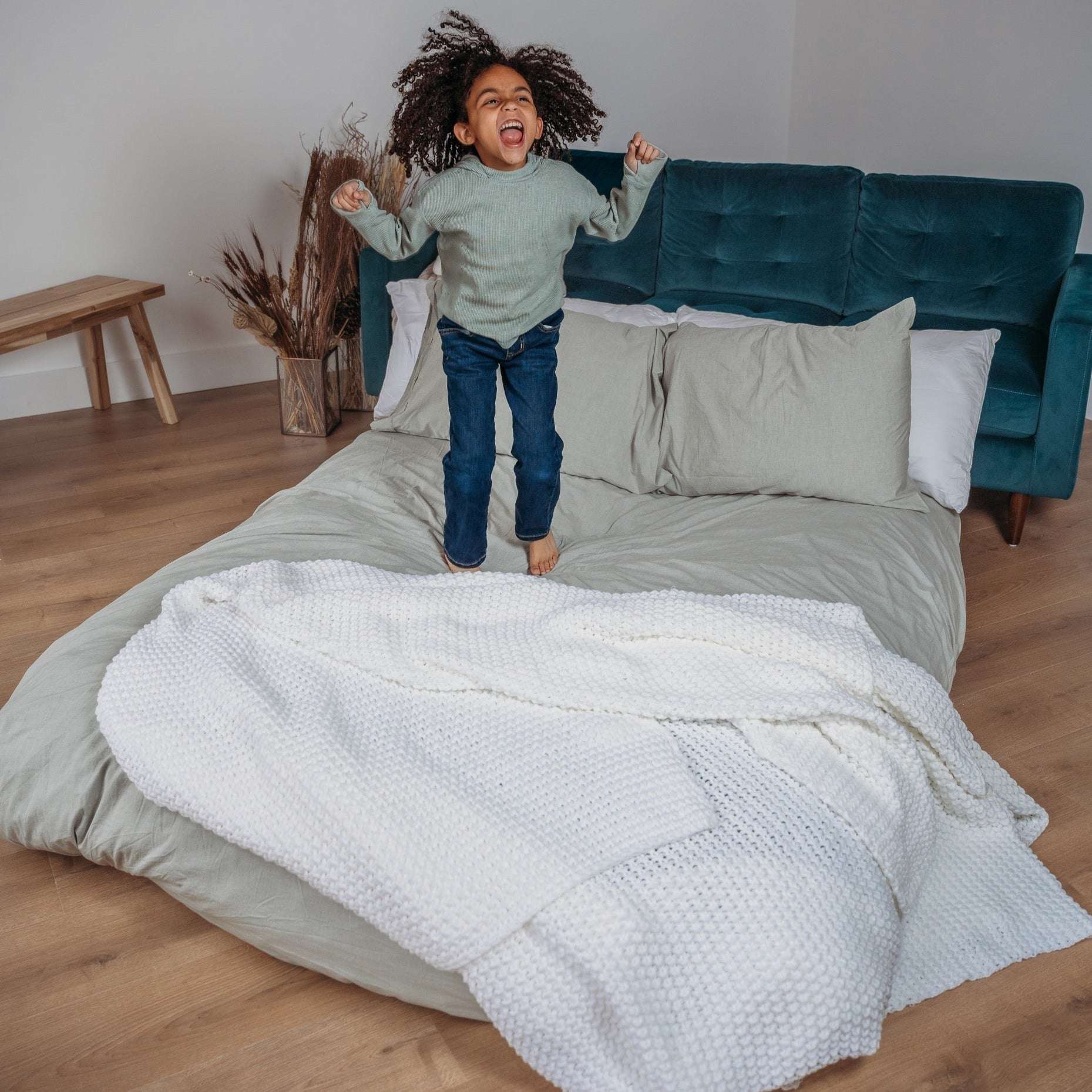 Bean Bag - Full - Full Grain Faux Leather