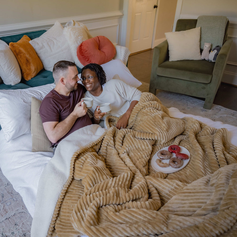 XXL Plush Corduroy Blanket