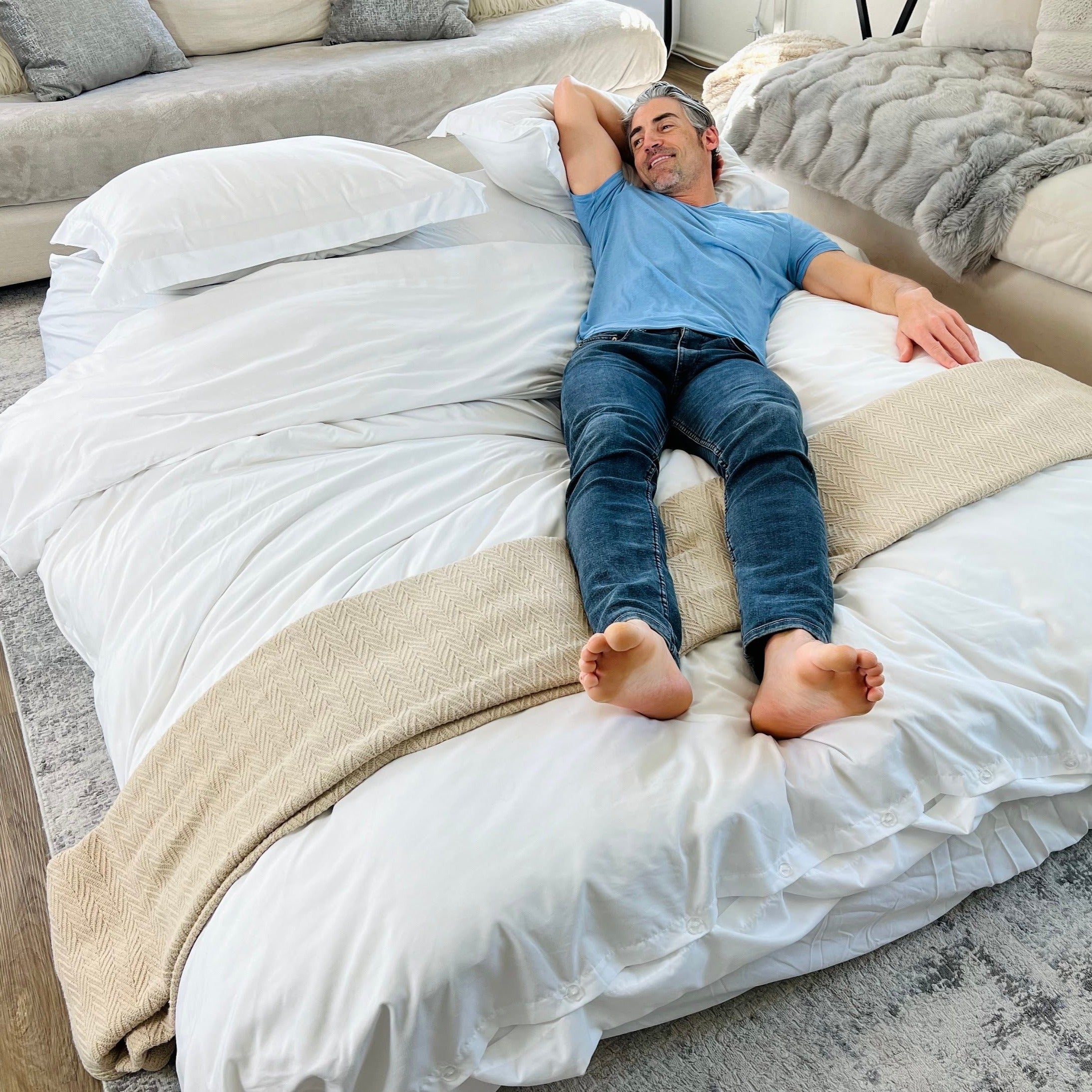 Bean Bag - Queen - Terry Corduroy