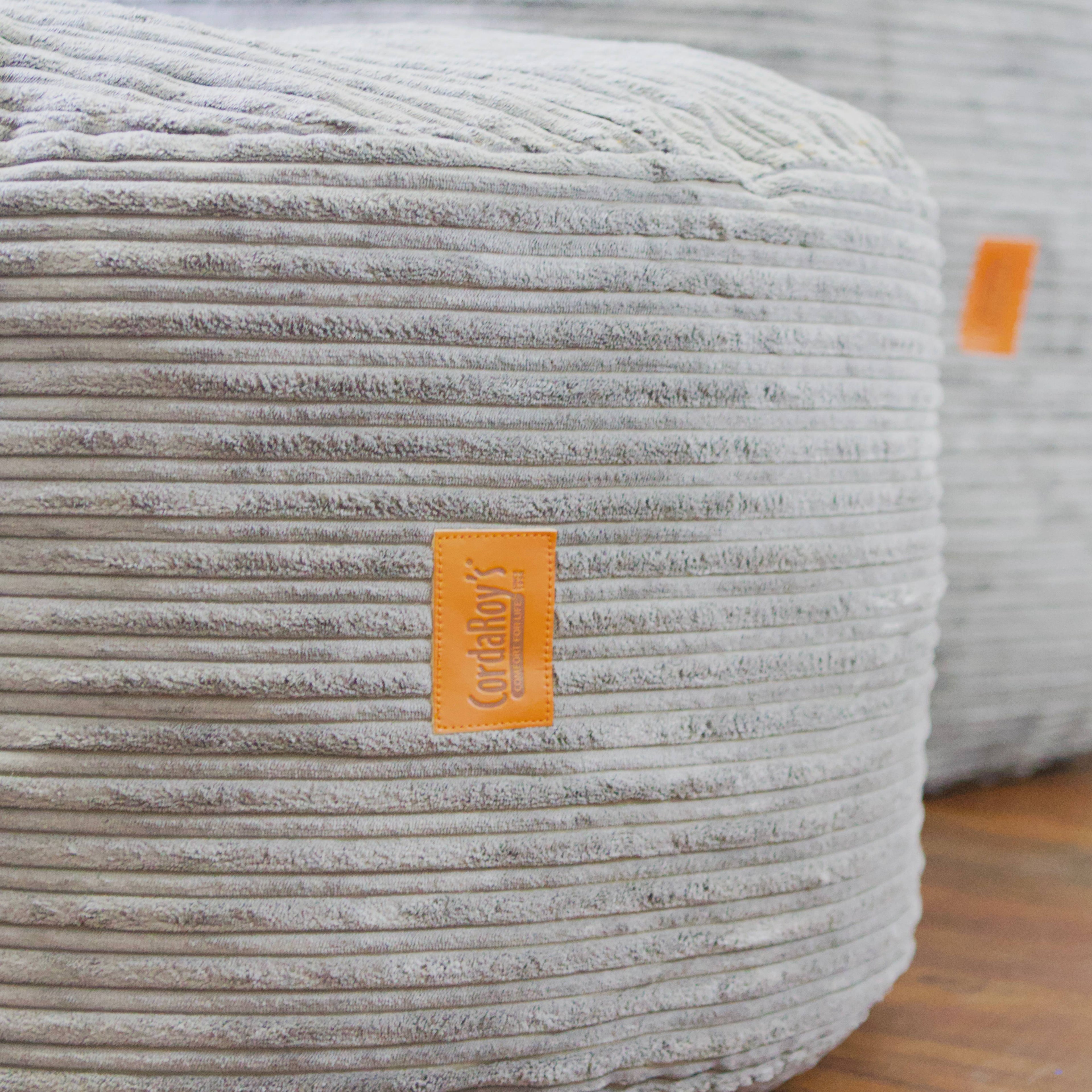 Pouf Footstool - Terry Corduroy