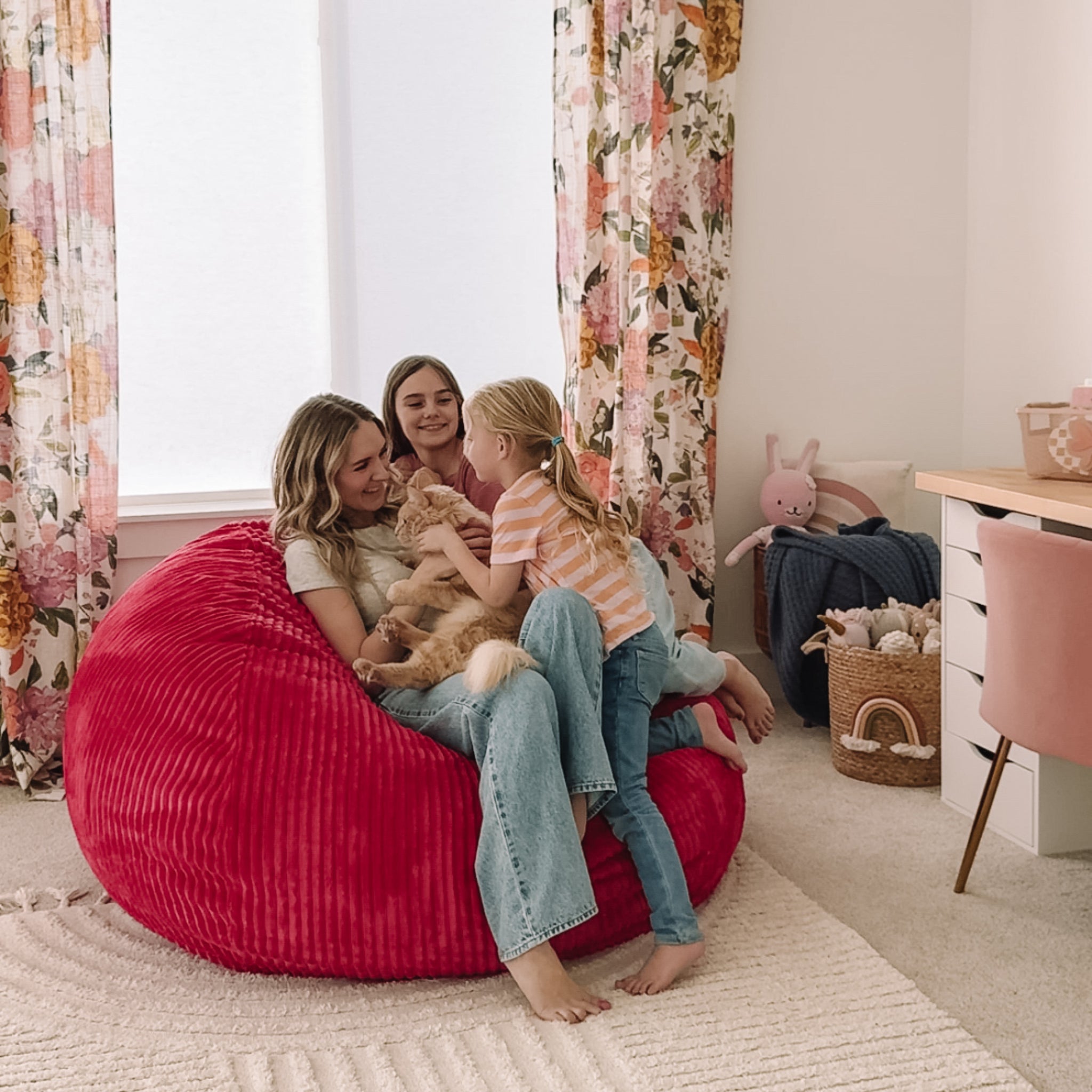 Bean Bag - Queen - Plush Corduroy - Thumbnail 4