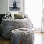 Adult Bean Bag Chair - Queen - NEST Faux Fur