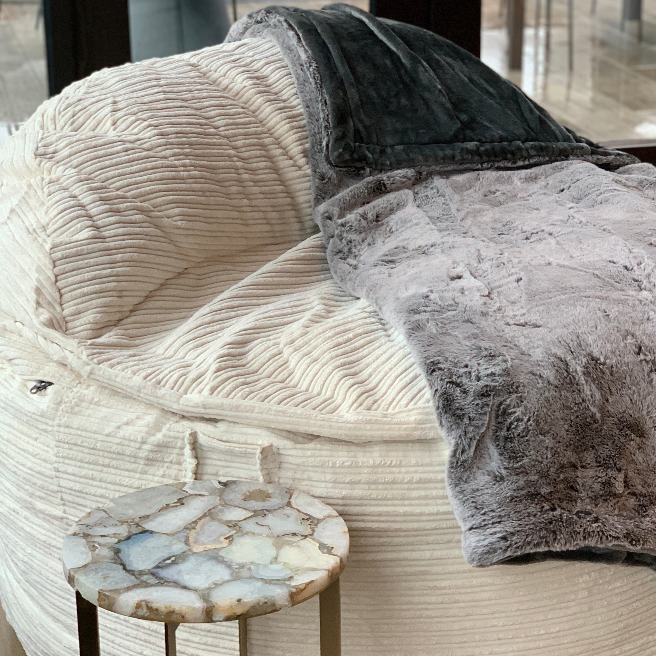 Adult Bean Bag Chair - Full - NEST Terry Corduroy