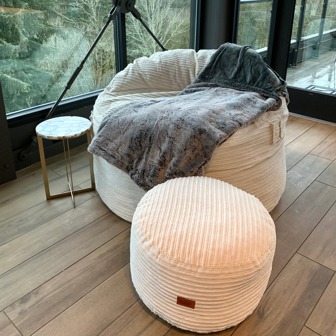 Adult Bean Bag Chair - Full - NEST Terry Corduroy