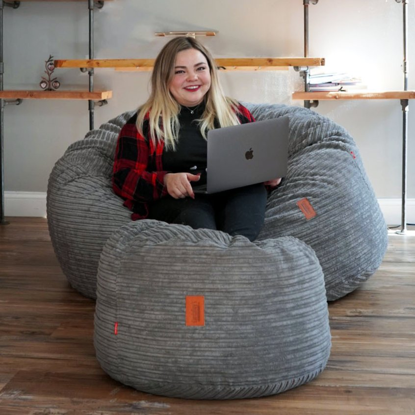 Bean Bag - Queen - Terry Corduroy