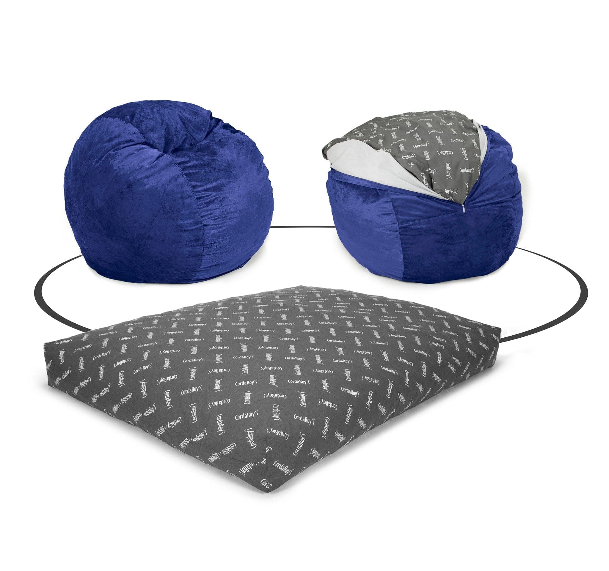 Bean Bag - Queen - Plush Fur