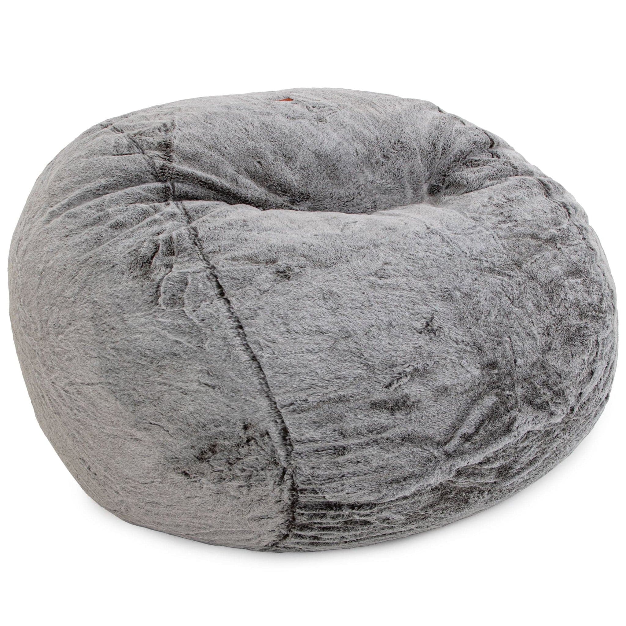 A cordaroys bean bag in Chinchilla Fabric in a king size. 