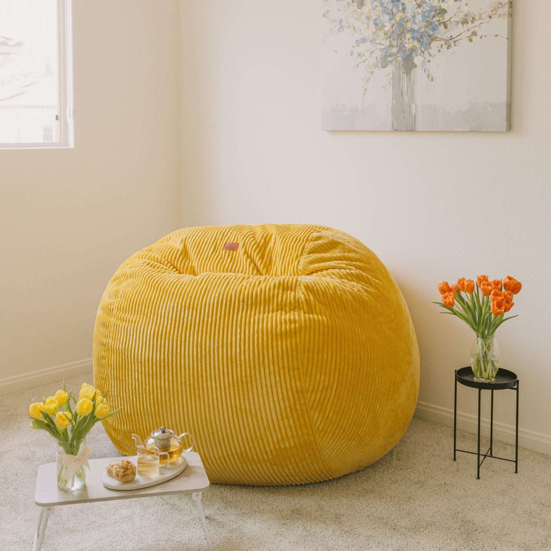 Bean Bag - Queen - Plush Corduroy