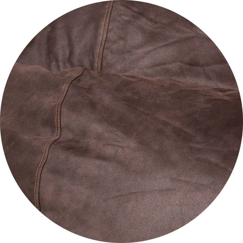 Pouf Cover - Faux Leather