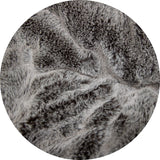 Pouf Footstool Cover - Chinchilla