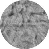 Pouf Footstool Cover - Faux Fur