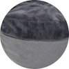 Pouf / Bunny Fur / Charcoal
