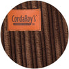Pouf / Terry Corduroy / Espresso