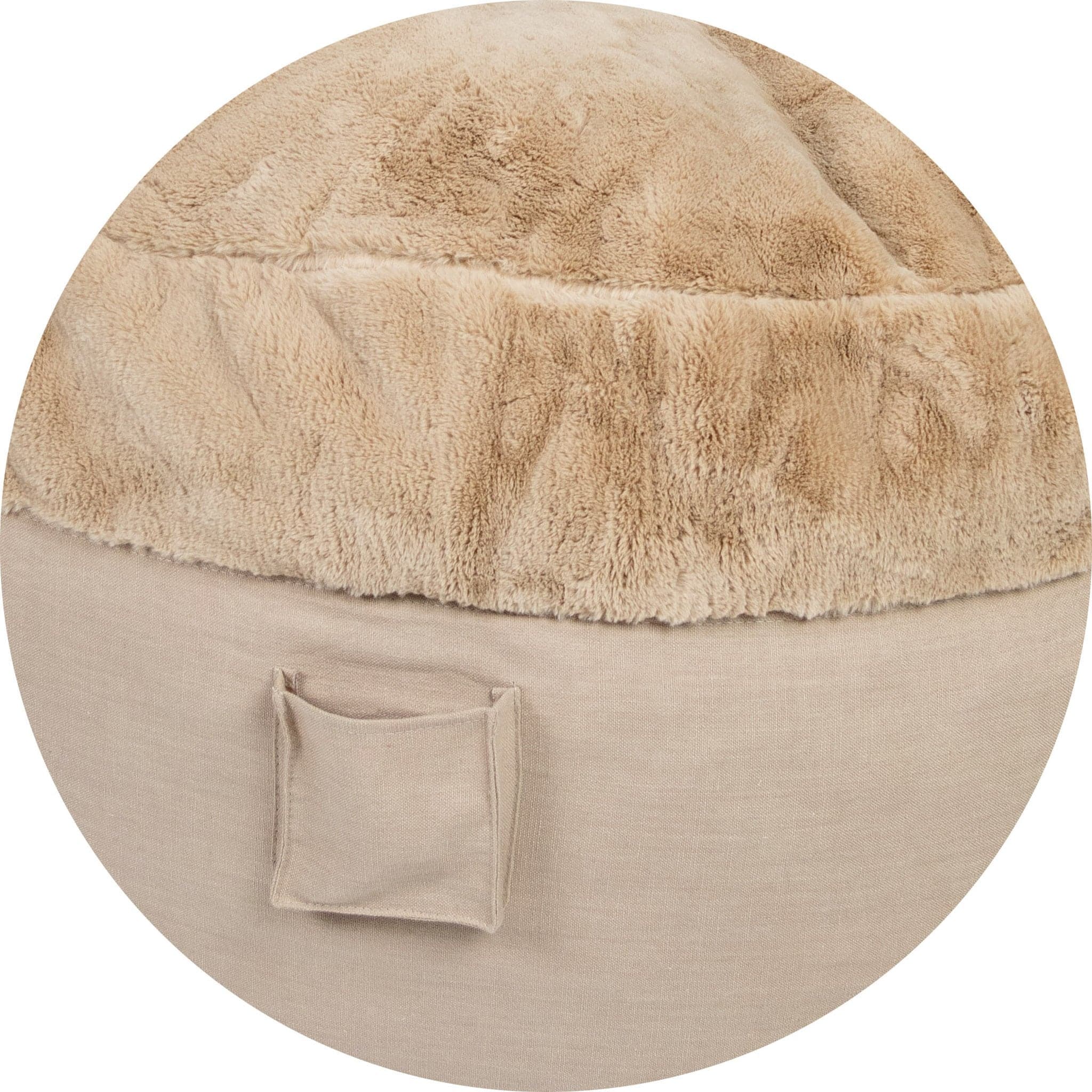 Full Cover - NEST Bunny Fur w/ Pillow | cordaroys Convertible Bean