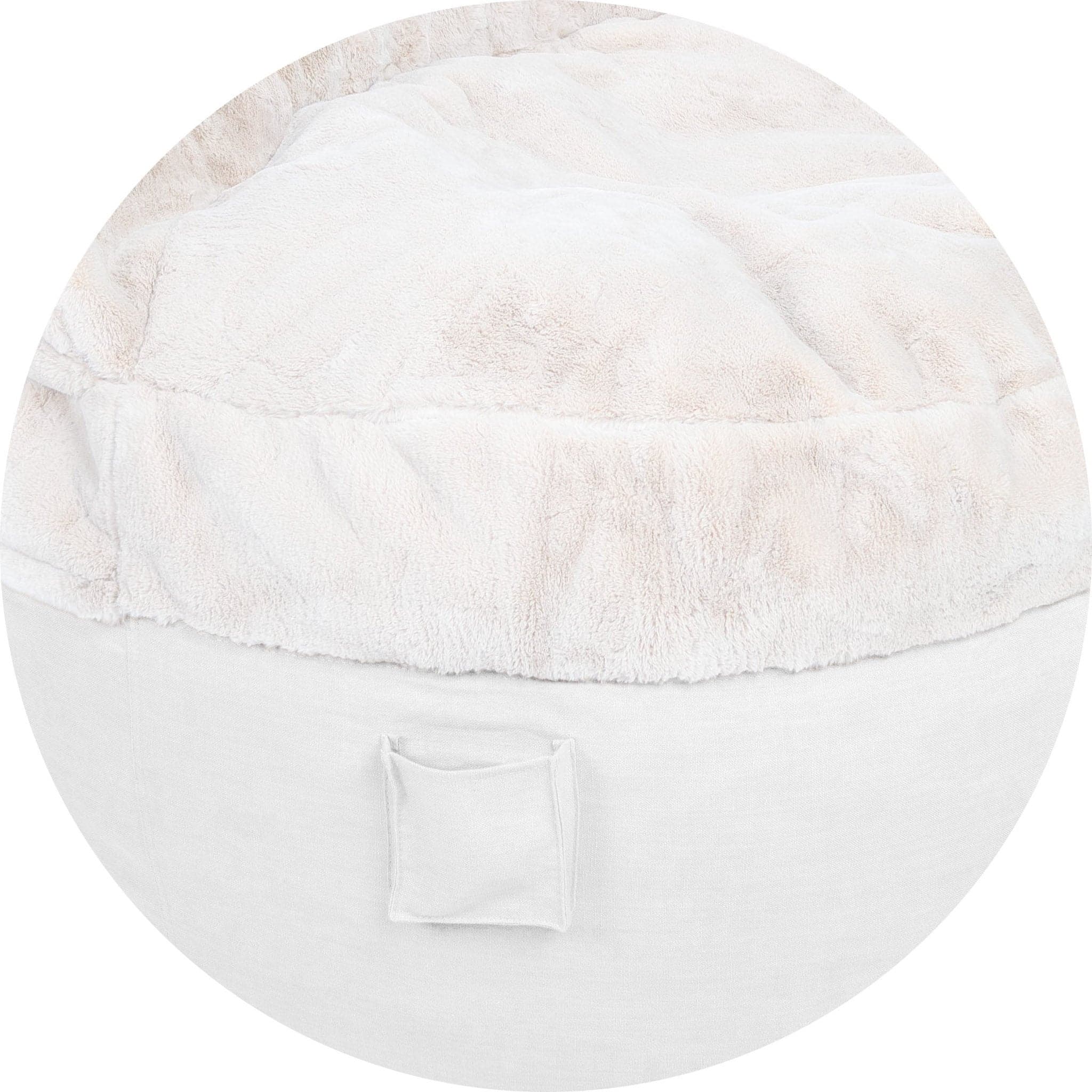 Full Cover - NEST Bunny Fur w/ Pillow | cordaroys Convertible Bean