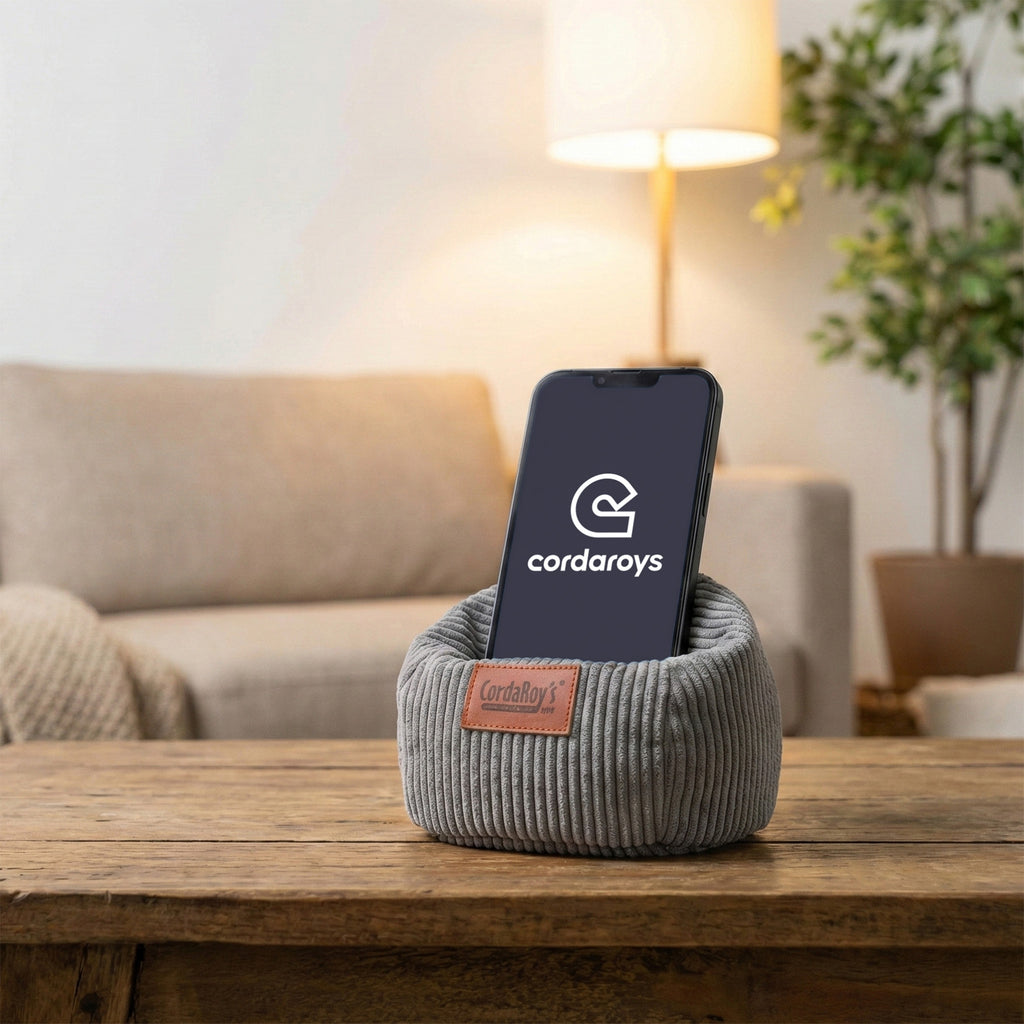 Mini Phone Holder Desk Bean Bag - Corduroy