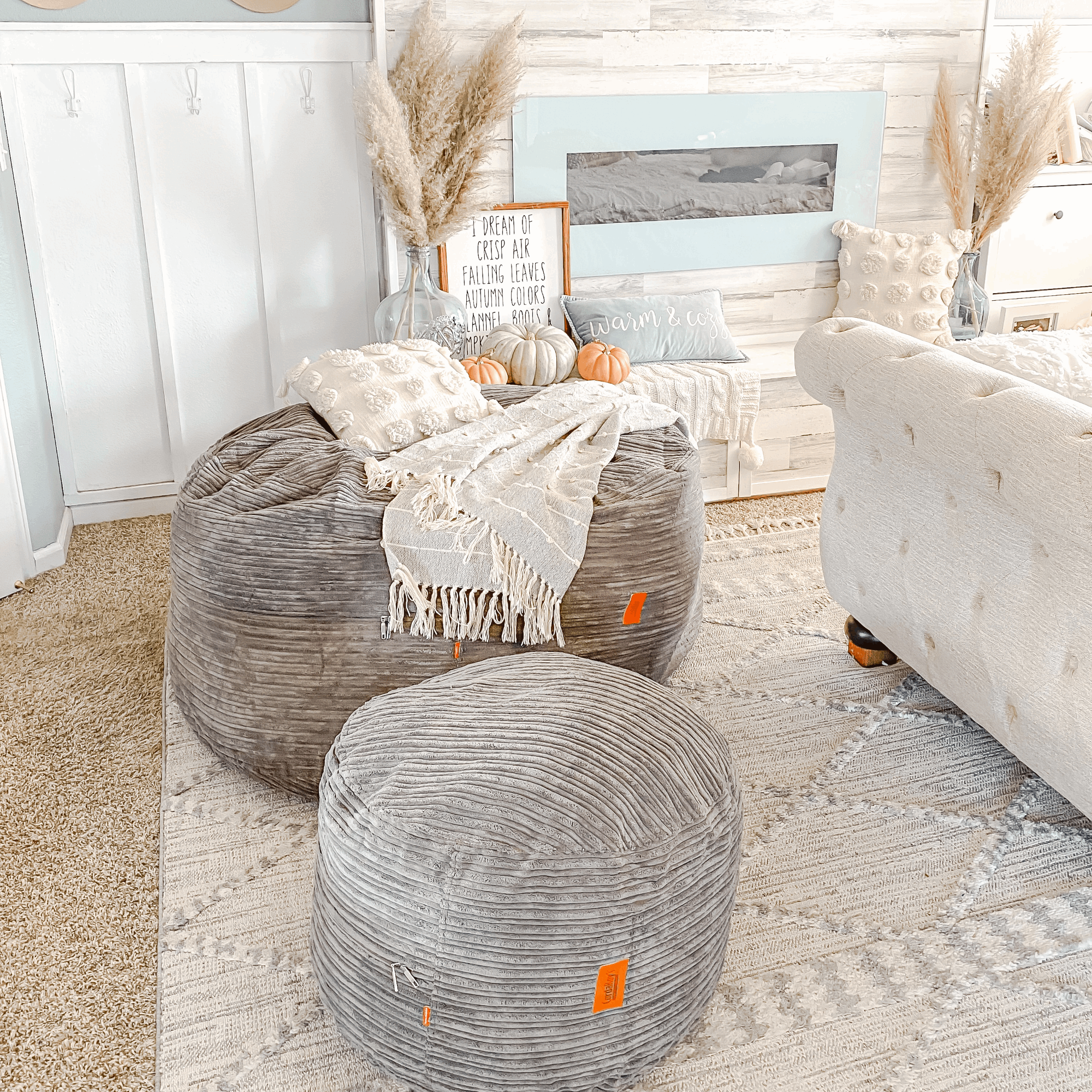 Bean Bag - King - Terry Corduroy