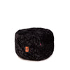 Pouf / Faux Fur / Black