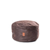 Pouf / Faux Leather / Coffee