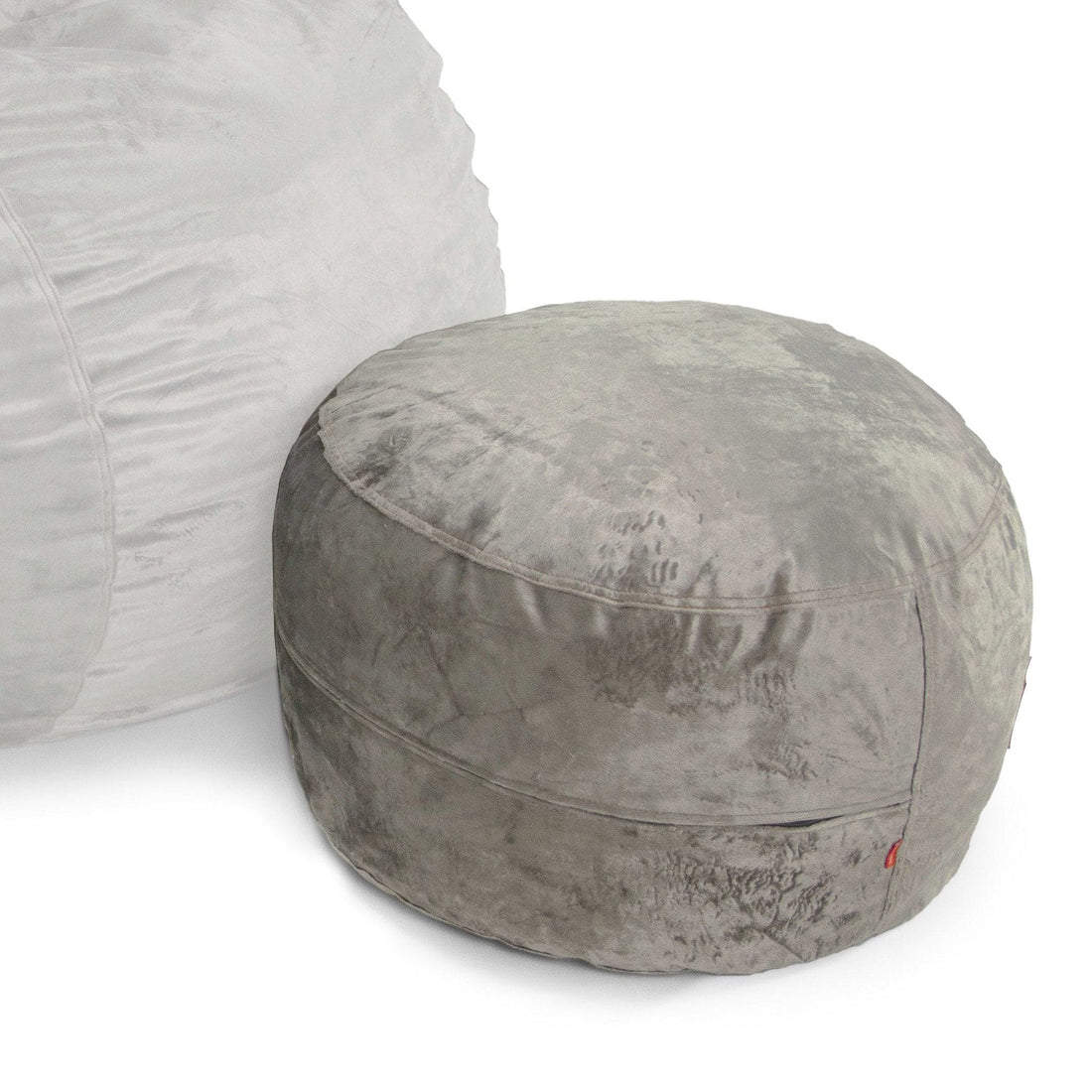 Pouf Footstool - Plush Fur