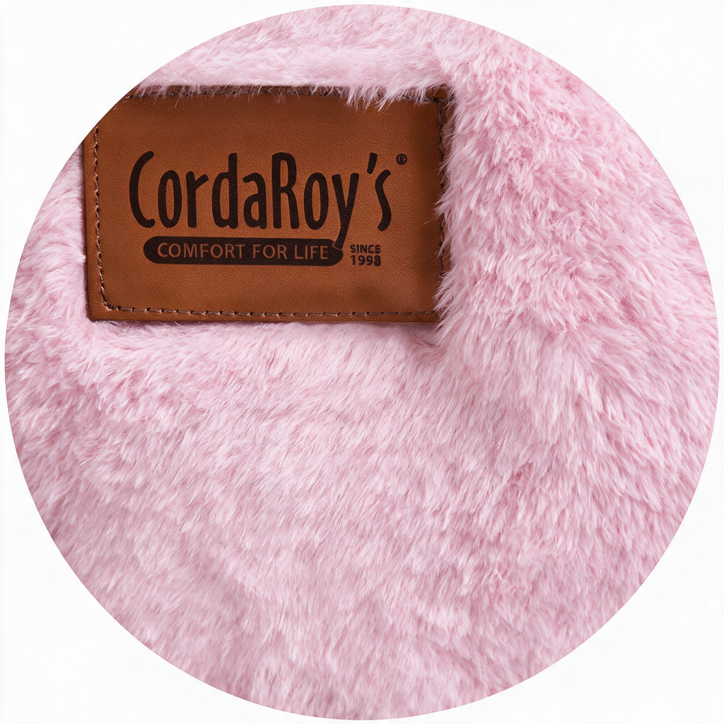 King Cover in Pink Faux Fur